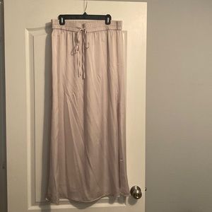 H&M satin maxi skirt